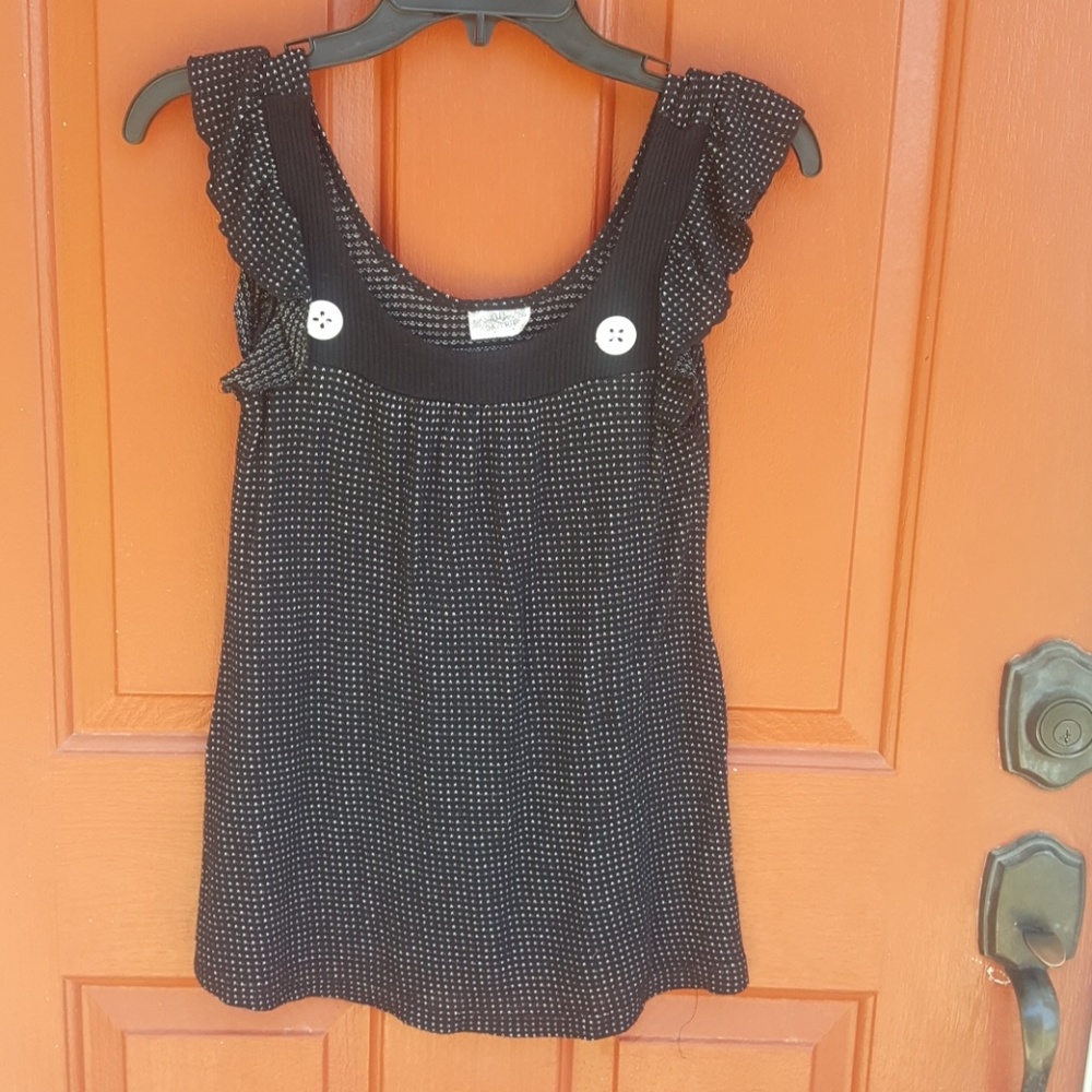 Sleeveless baby doll top
